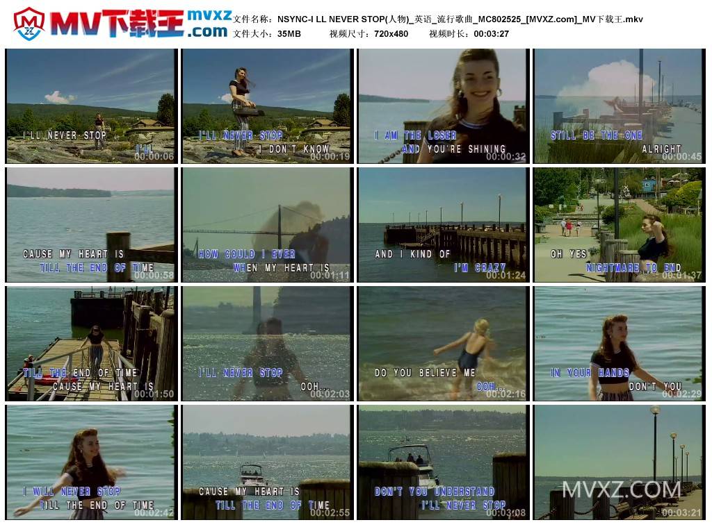 NSYNC-I LL NEVER STOP(人物)_英语_流行歌曲_MC802525